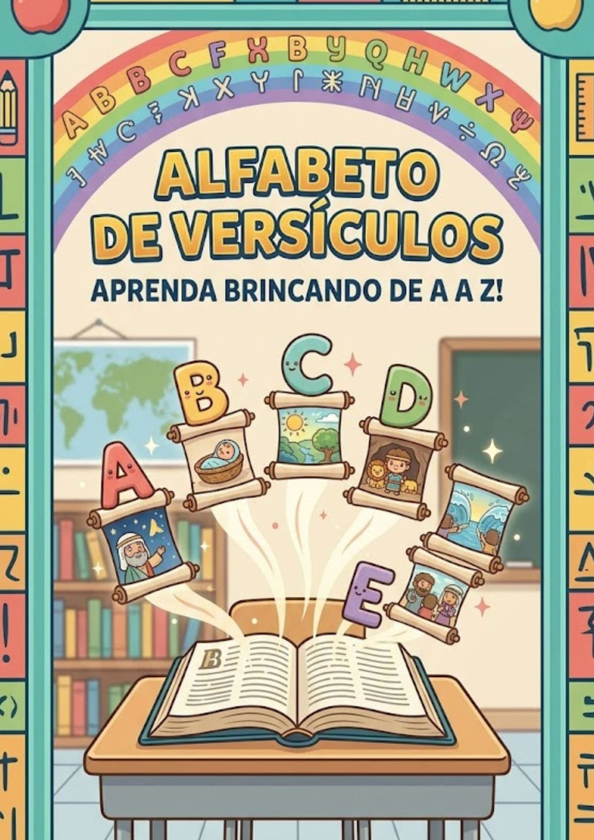 Alfabeto de Versículos - Aprenda brincando de A a Z