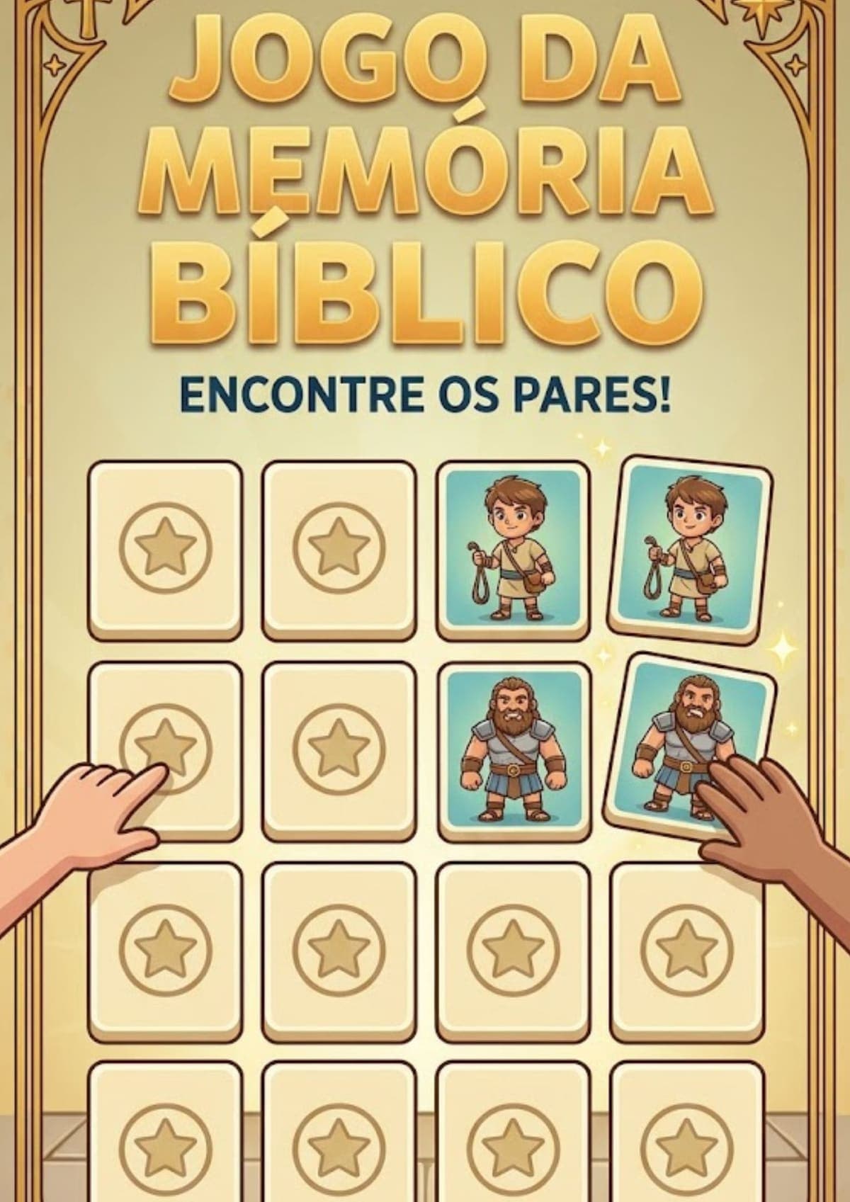 Jogo da Memória Bíblico - Encontre os pares